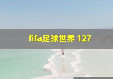 fifa足球世界 127